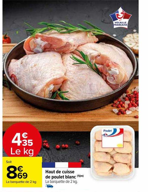 Haut De Cuisse De Poulet Blanc
