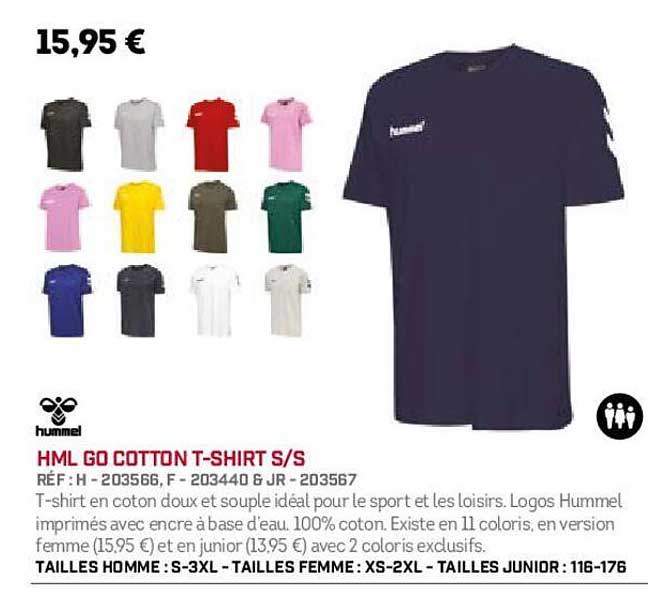 hml go cotton t-shirt s/s