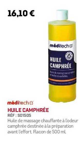 huile camphrée méditech+