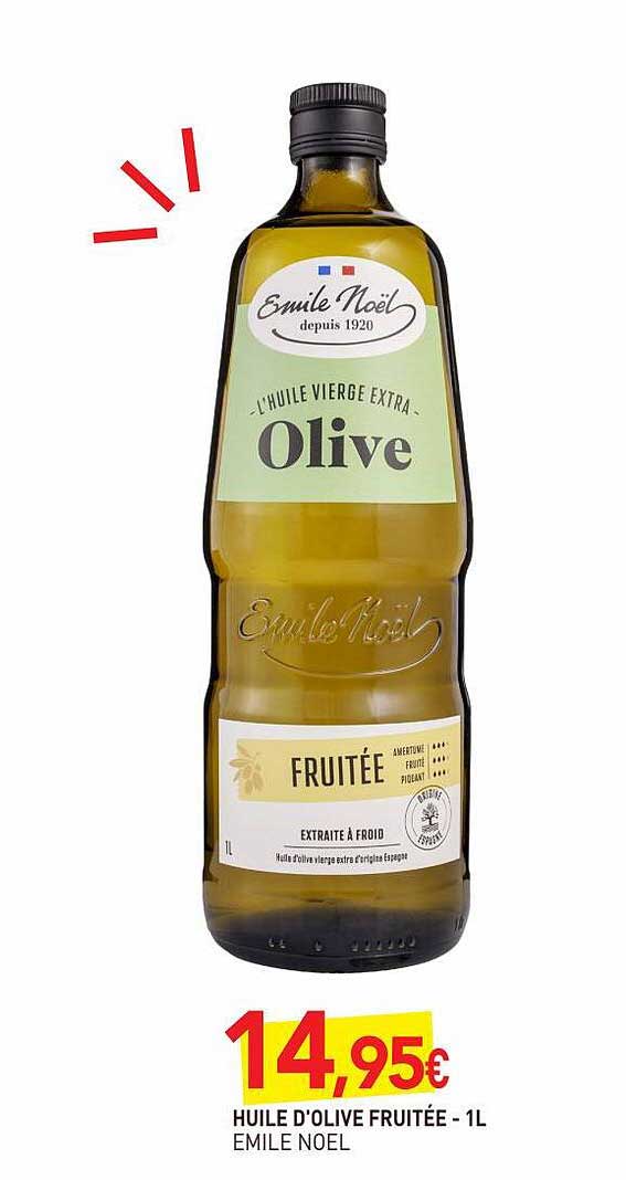 huile d'olive fruitée émile noël - 1l
