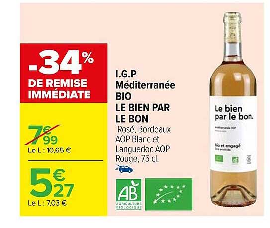 i.g.p. méditerranée bio le bien par le bon