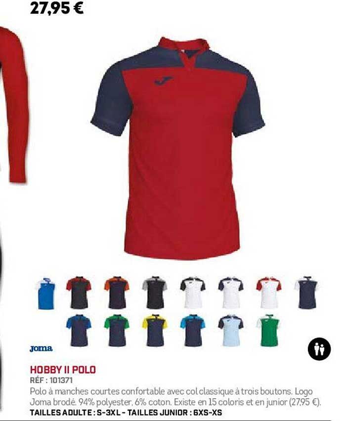 joma hobby II polo
