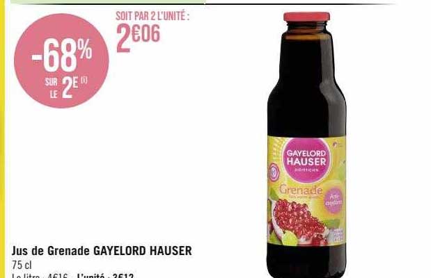 jus de grenade gayelord hauser