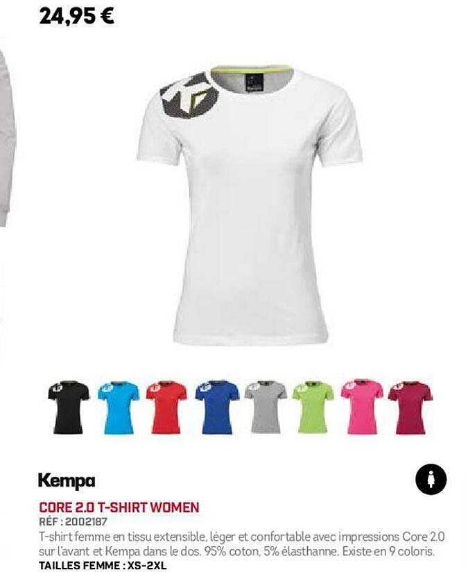 kempa core 2.0 t-shirt women