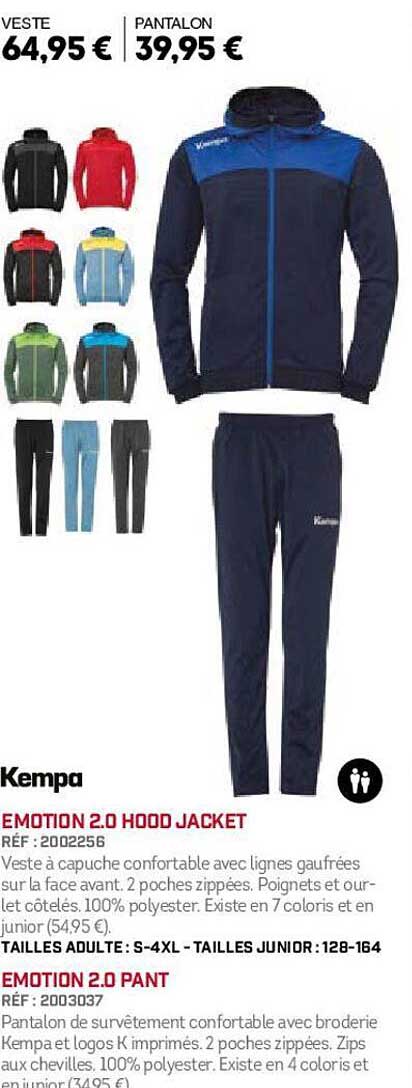 kempa emotion 2.0 hood jacket, emotion 2.0 pant