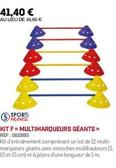 kit f «multimarqueurs géants» sporti france