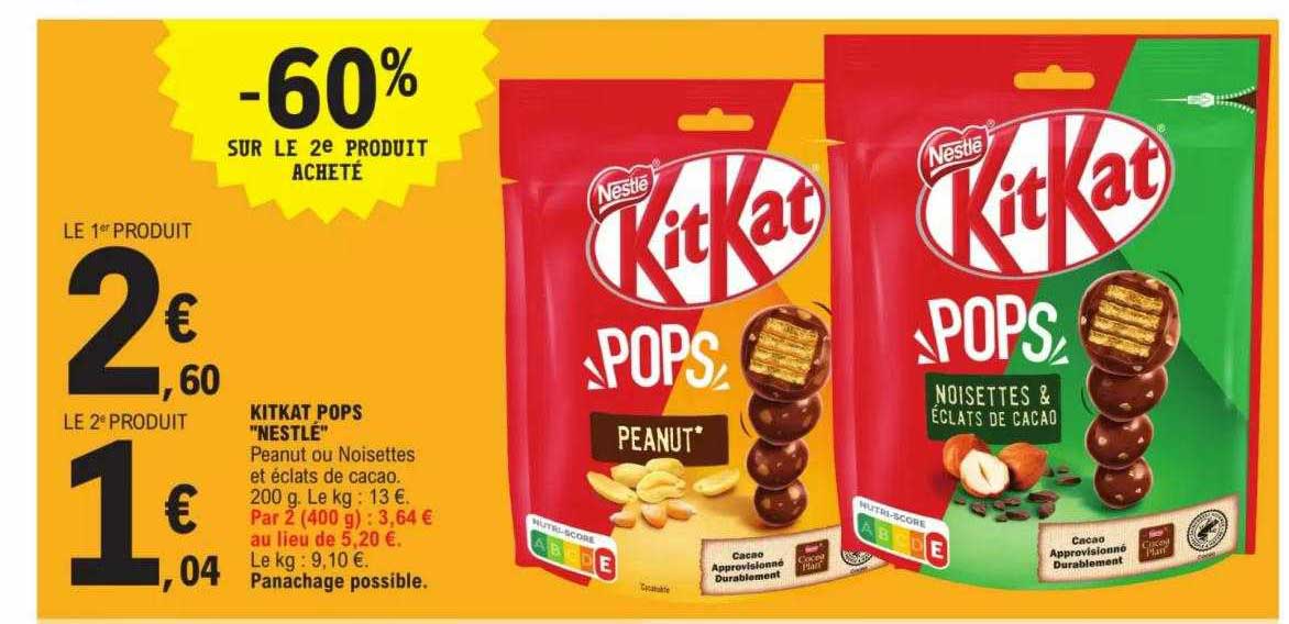 kit kat pops "nestlé"