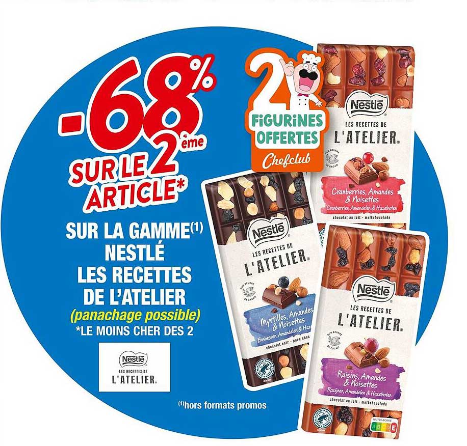 la gamme nestlé les recettes de l'atelier