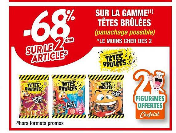 la gamme têtes brûlées