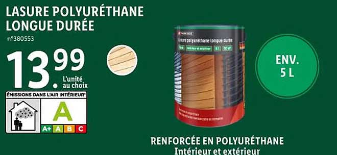 Lasure Polyuréthane Longue Durée