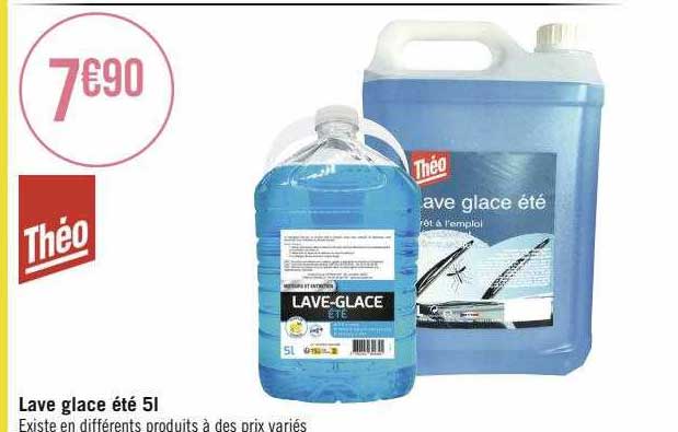 lave glace été 5l théo