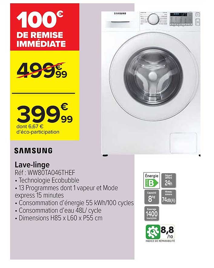 lave-linge samsung