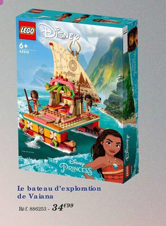 le bateau d'exploration de vaiana lego disney