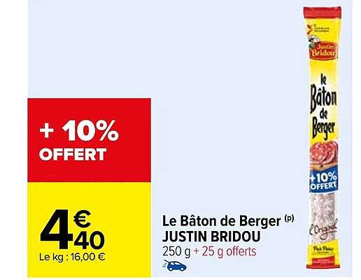 le bâton de berger justin bridou