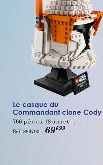 le casque du commandant clone cody