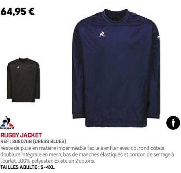Le Coq Sportif Rugby Jacket