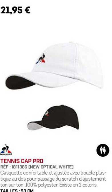 le coq sportif tennis cap pro