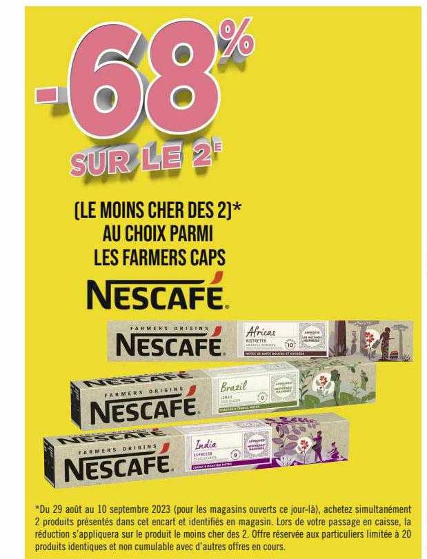 les farmers caps nescafé