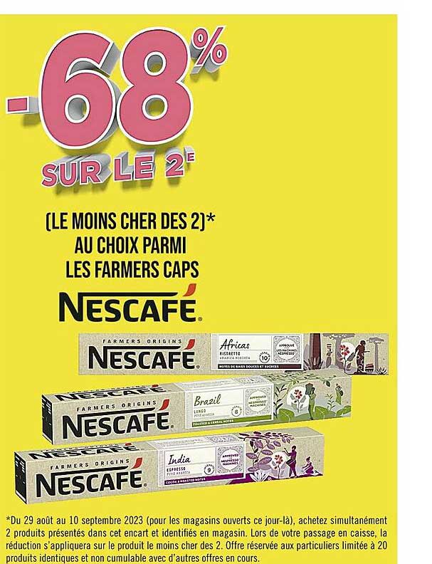 les farmers caps nescafé