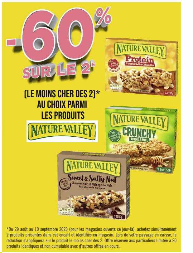 les produits nature valley
