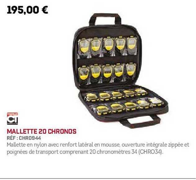 mallette 20 chronos