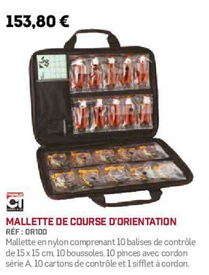 mallette de course d'orientation