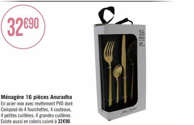 Ménagère 16 Pièces Anuradha