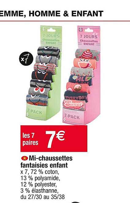 Mi-chaussettes Fantaisie Enfant