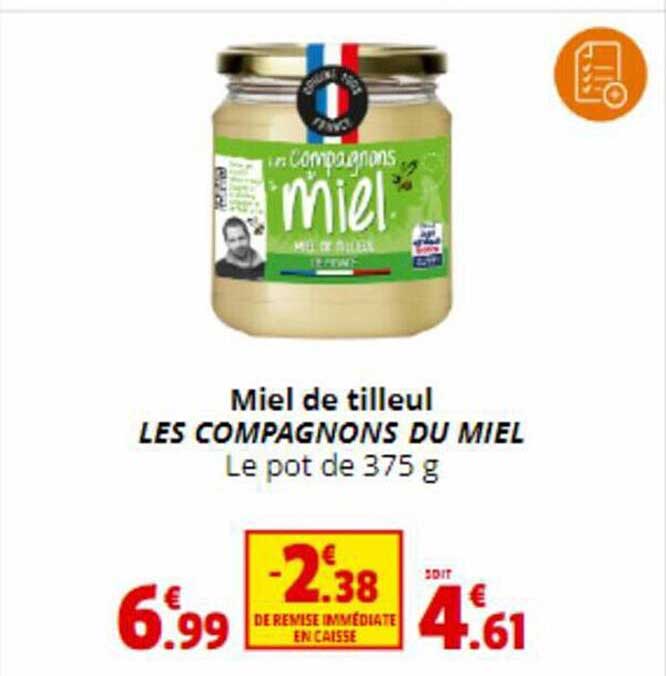 miel de tilleul les compagnons du miel