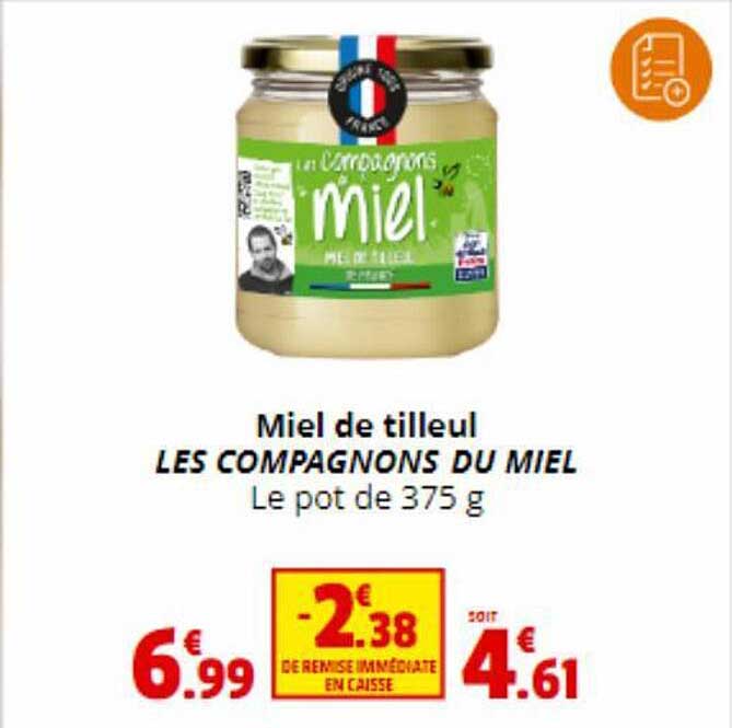 miel de tilleul les compagnons du miel