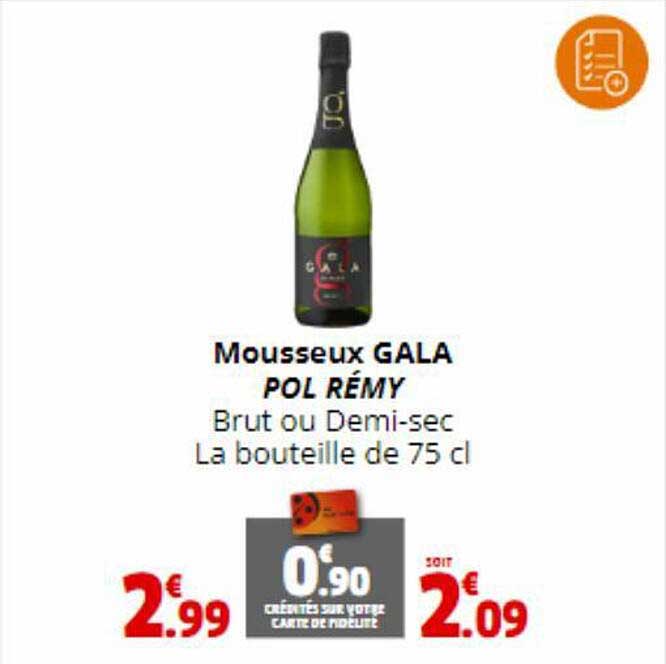 mousseux gala pol rémy