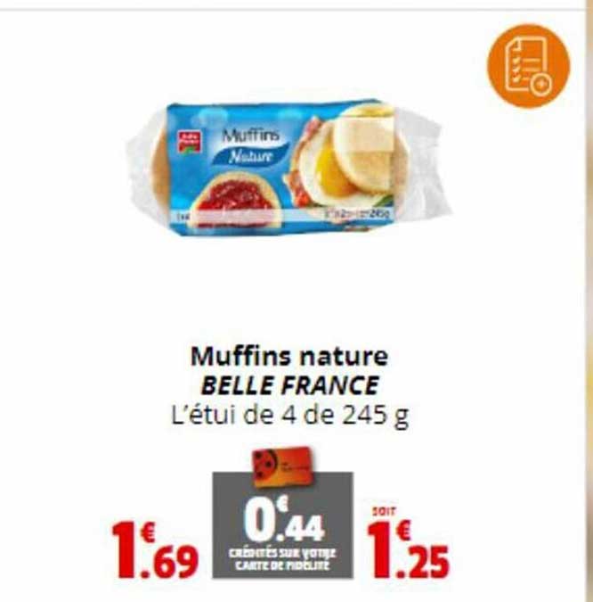 Muffins Nature Belle France