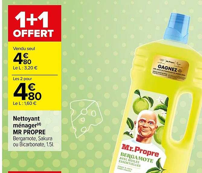 nettoyant ménager mr propre
