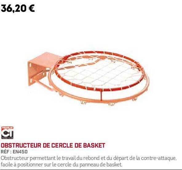 obstructeur de cercle de basket