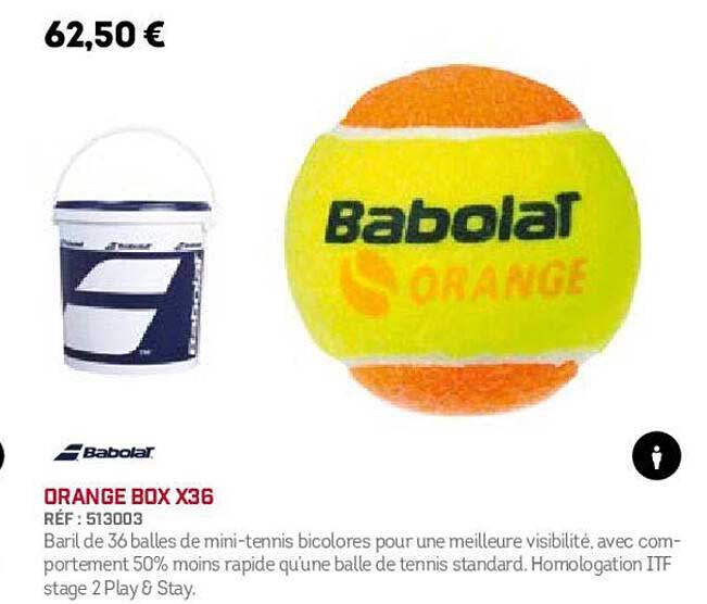 orange box x36 babolat