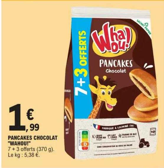 Pancakes Chocolat "wahou!"