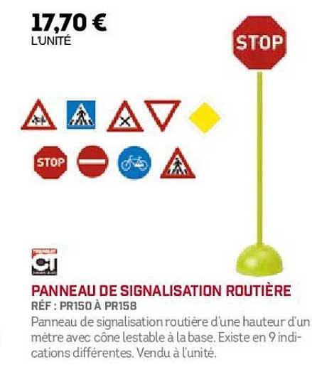 panneau de signalisation routière
