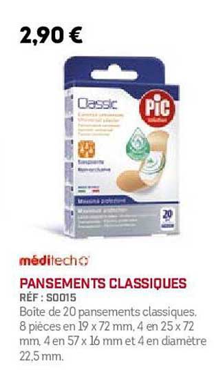 pansements classiques méditech+