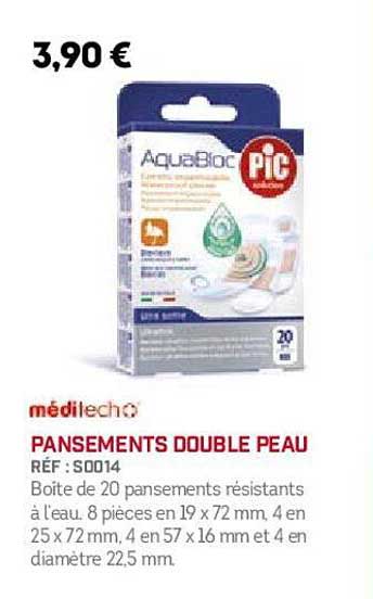Pansements Double Peau Méditech+