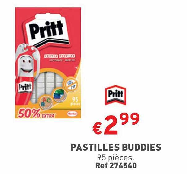 Pastilles Buddies Pritt