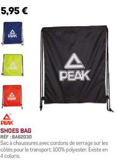 peak shoes bag