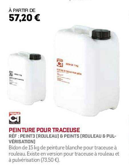 peinture pour traceuse