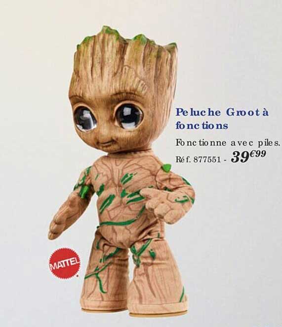 peluche groot à fonctions mattel