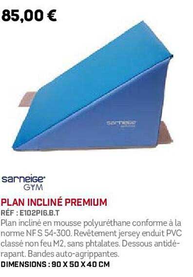 plan incliné premium sarneige gym