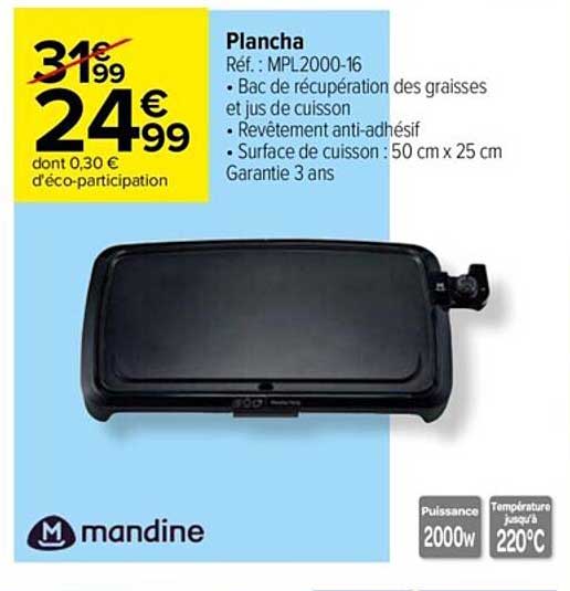 Plancha Mandine