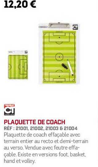 Plaquette De Coach