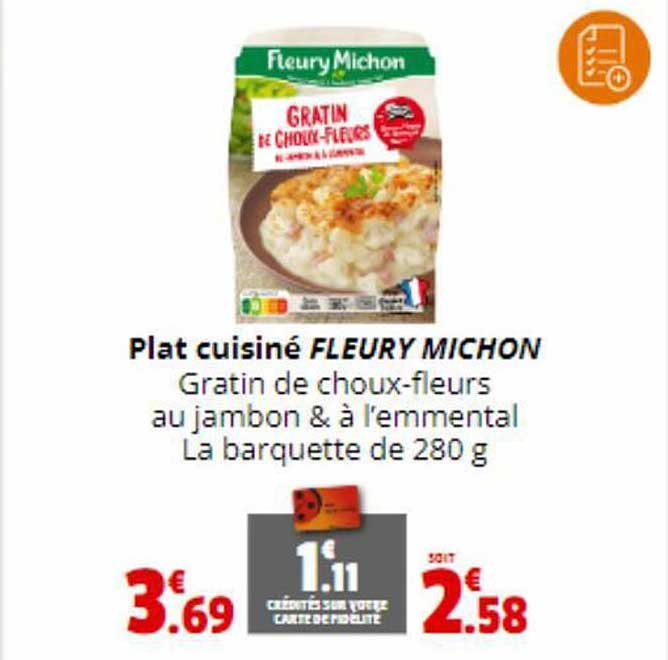 plat cuisiné fleury michon