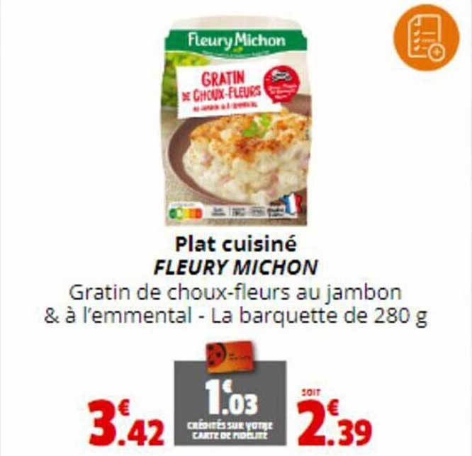 plat cuisiné fleury michon