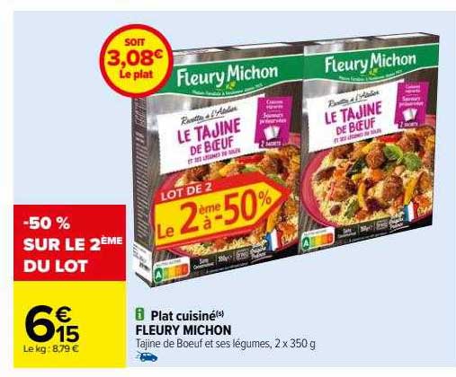 plat cuisiné fleury michon