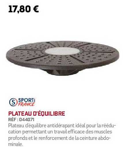 plateau d'équilibre sporti france